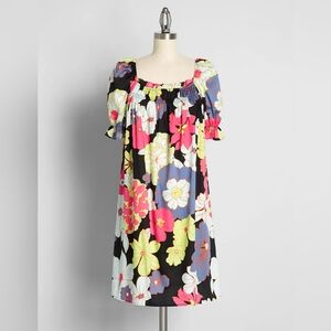 NWT Garden Stories Smocked Mini Dress